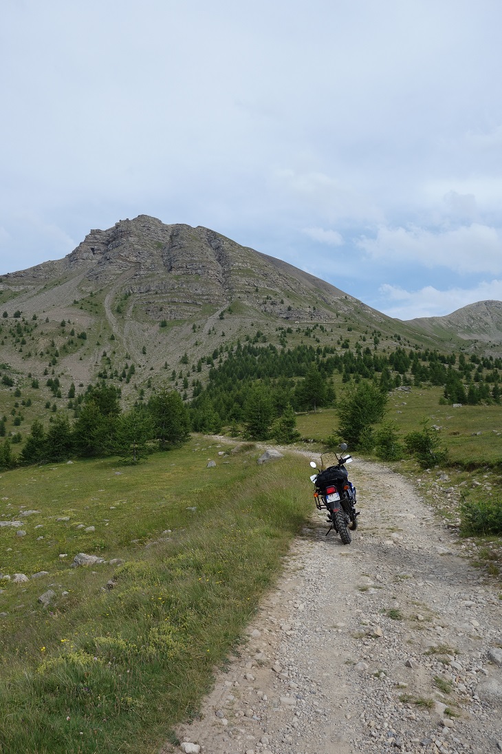 Piste du col de la Moutière